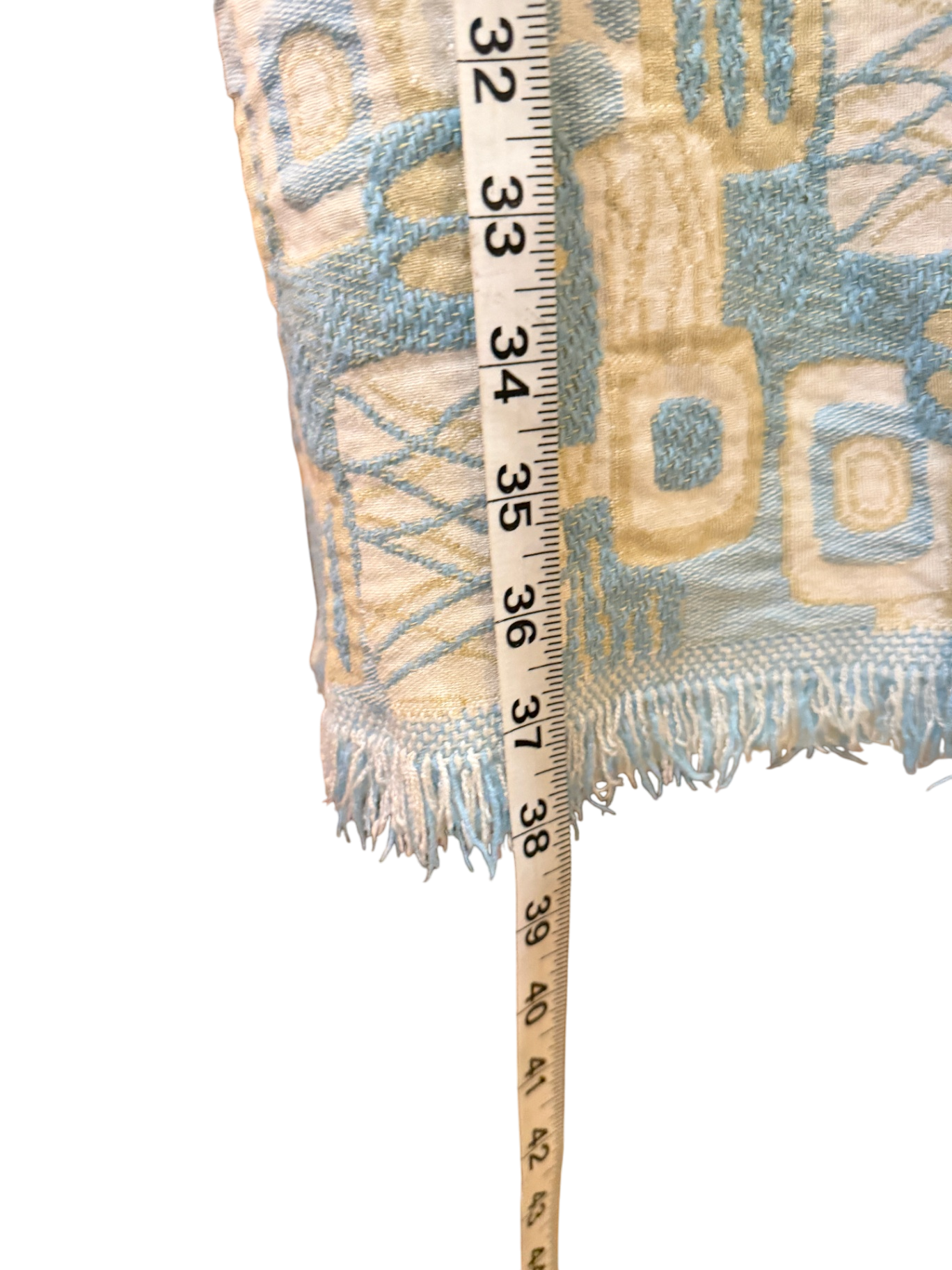 Fred Rothschild of California Coat Beige and Light Blue