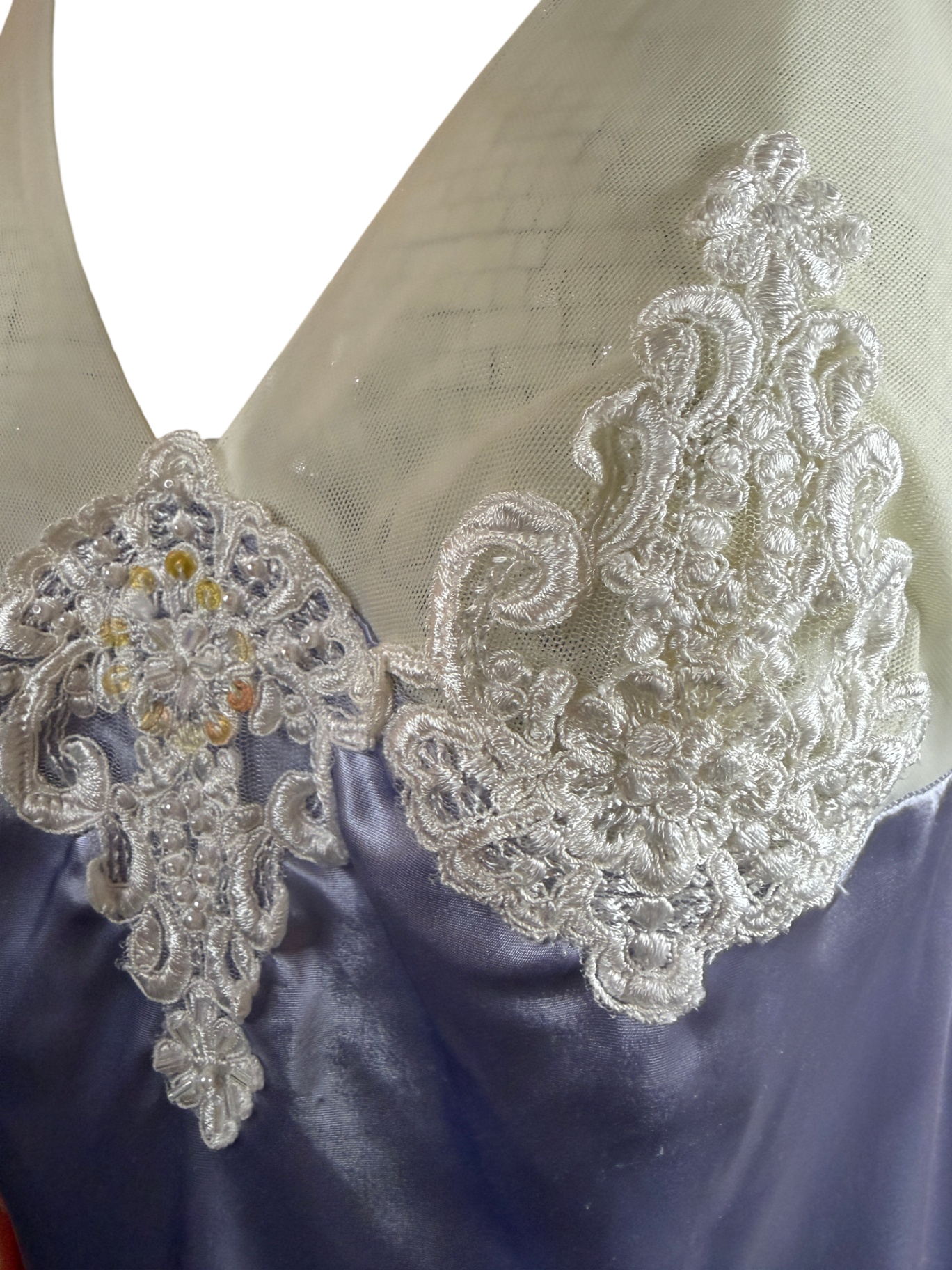 Vanity Fair Dress XXL Lavender (purple) and cream