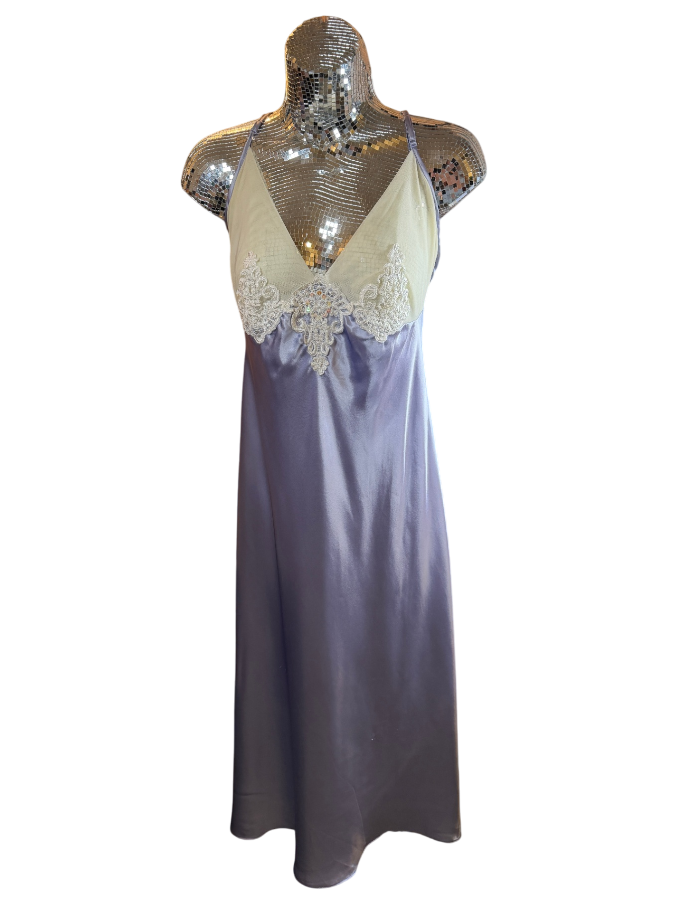 Vanity Fair Dress XXL Lavender (purple) and cream
