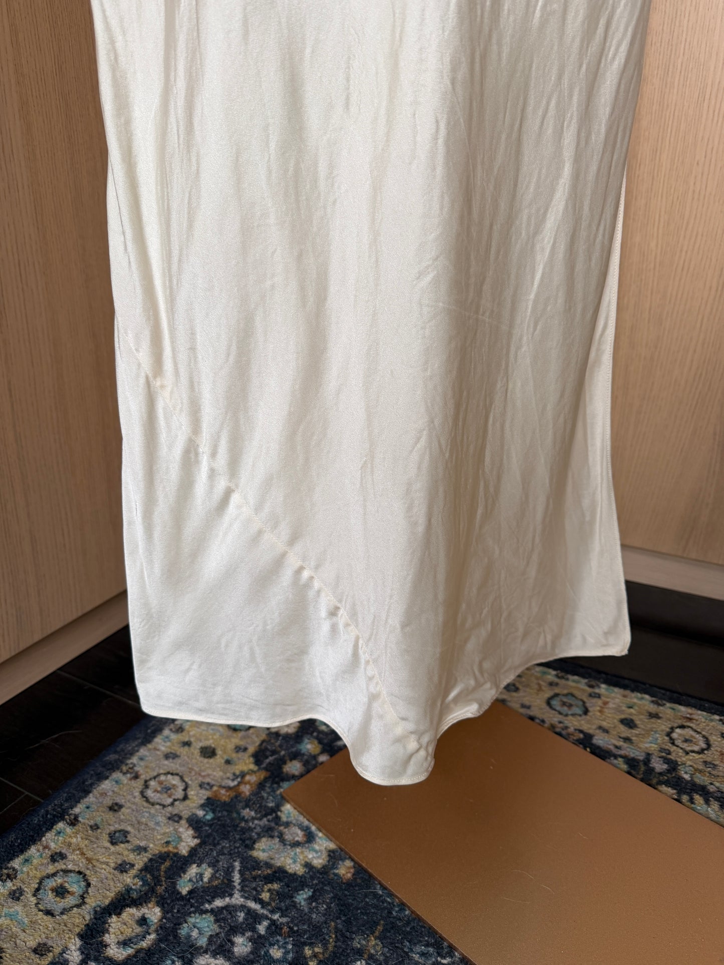 Victoria's Secret (S) 🤍❄️🕊️🪞angelic winter cream white fairycore bride y2k angel bridal lingerie slip dress, white, cream (tag n/a - small-ish // volume: quarter)