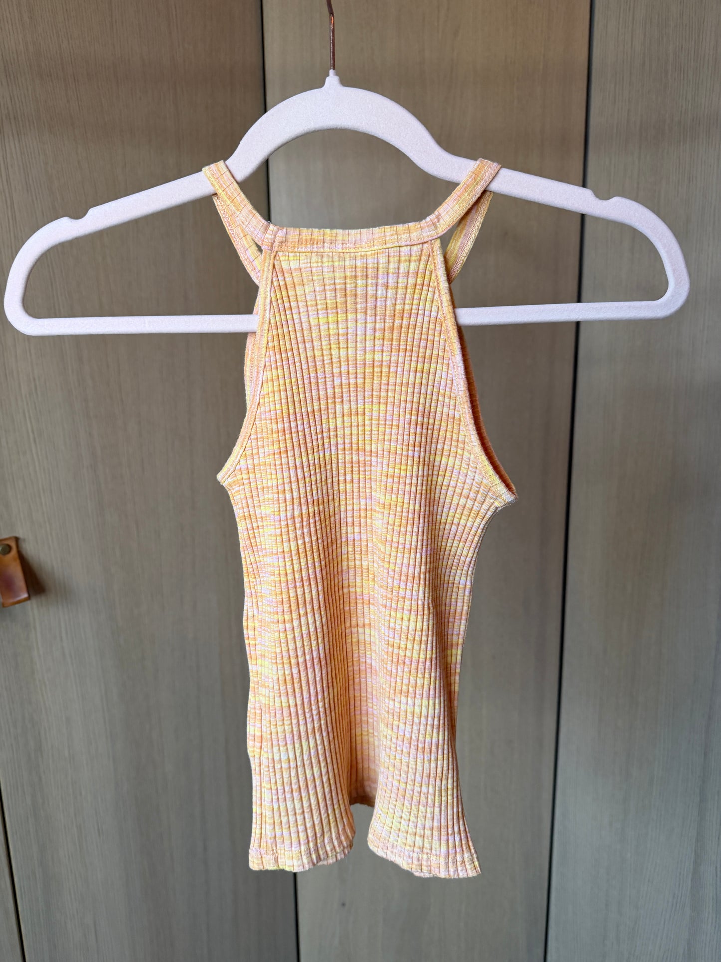 Full-Bag Value Bundle (S) 🍯🌼📀🌞 soft-girl fairycore cottagecore spring basic crop tops, tanks, and light sheer knit sweater white, beige, cream, orange, brown