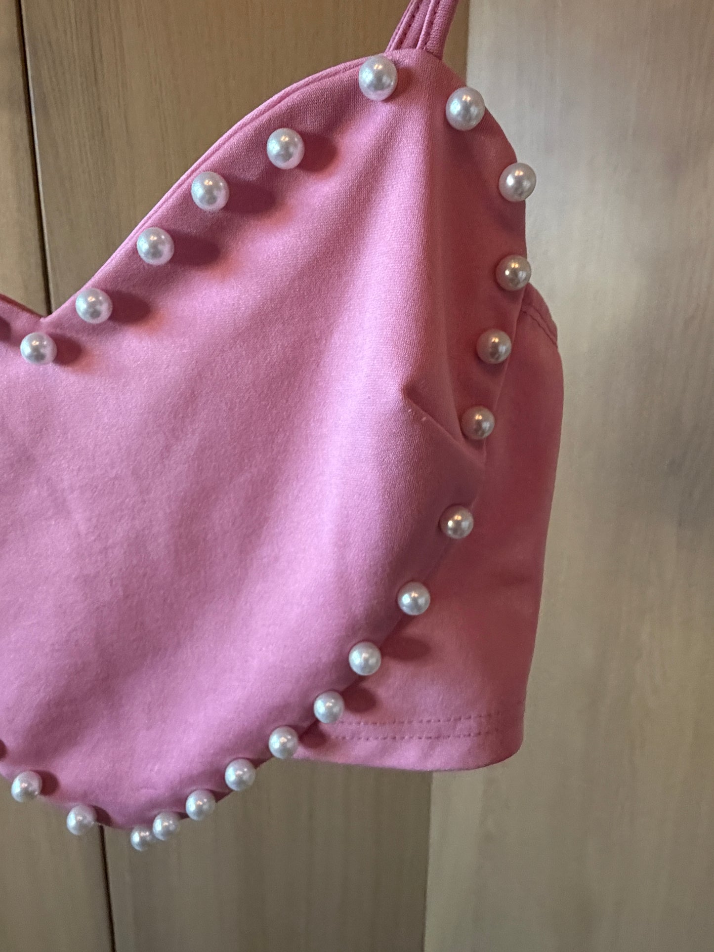 Half-Bag Value Bundle (S) 🌷💕🍓💞 bubble gum day dream sweat heart pink & magenta knit crop tops, beige