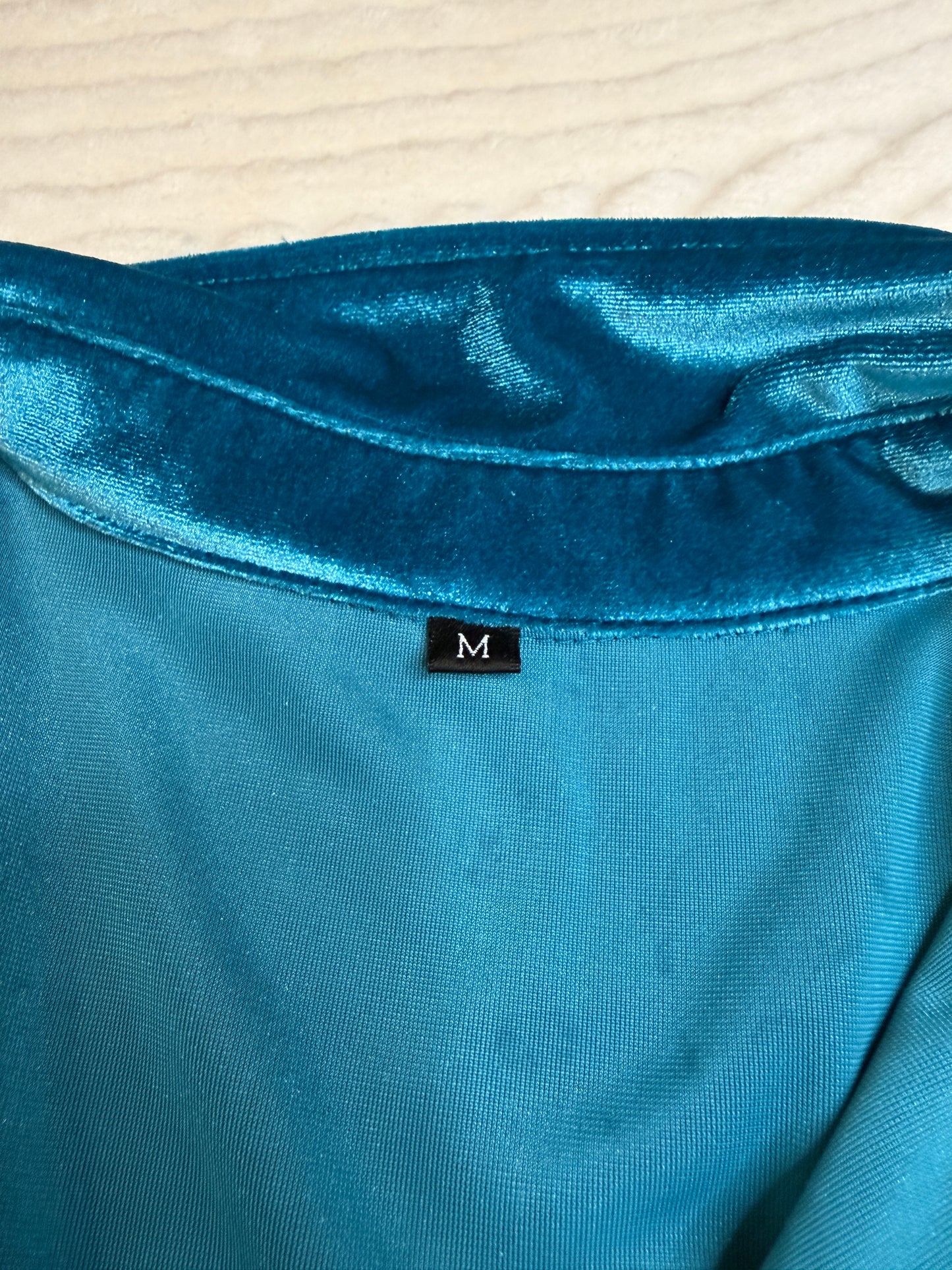 Half-Bag Value Bundle (M) 💙🌼🌺🪩 electric blue velvet oasis disco dude festival raver t-shirt button down with matching shorts set, floral yellow and red flowers and green leaves funky part button down