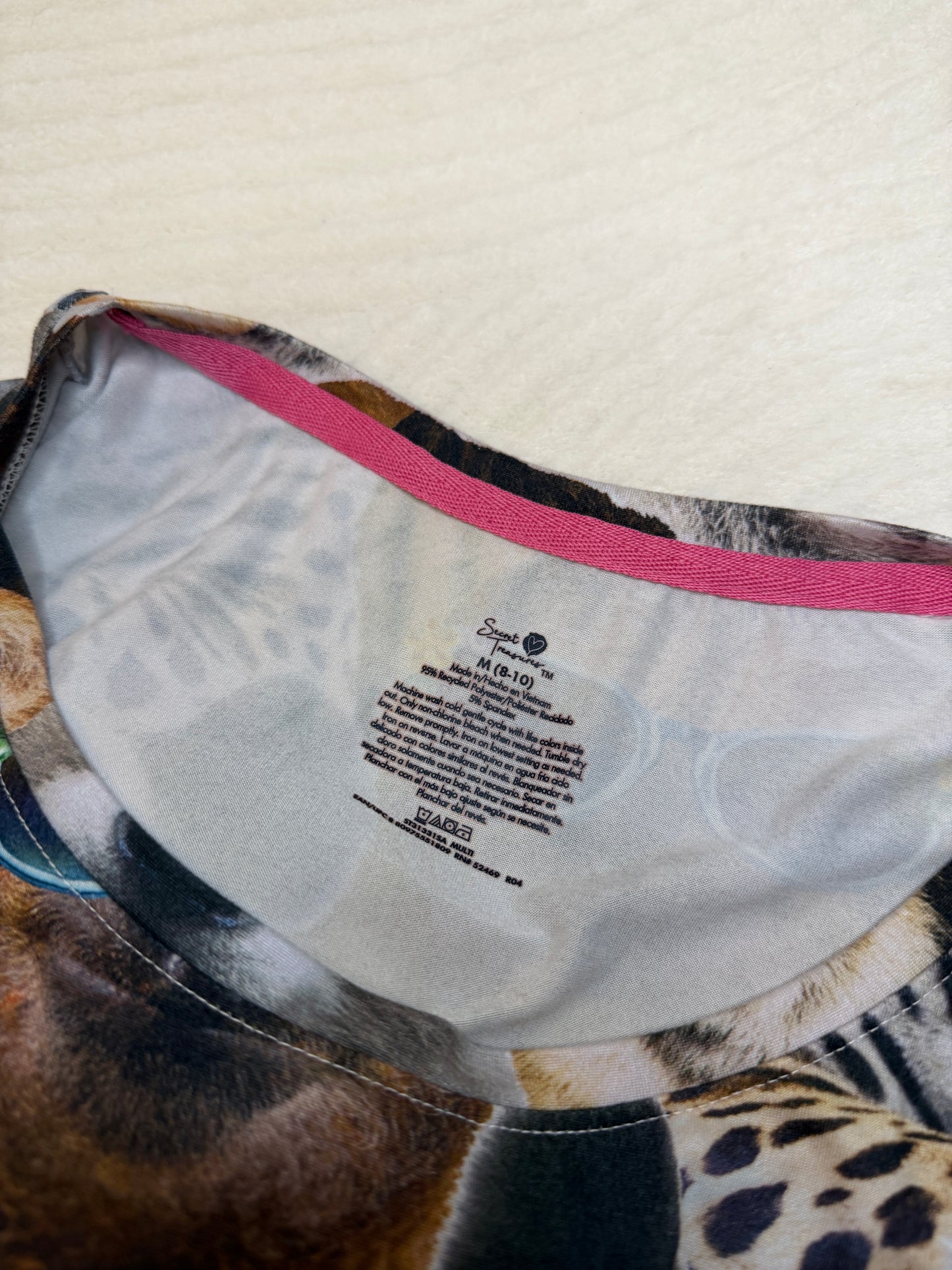 Full-Bag Value Bundle (M) 🐾🌴🌀🌙 Jackie Moon Flit Tropics festival camper comfy cozy cat and dog PJ set and tie dye white and black sweatshirt (factory tagged: M &L)