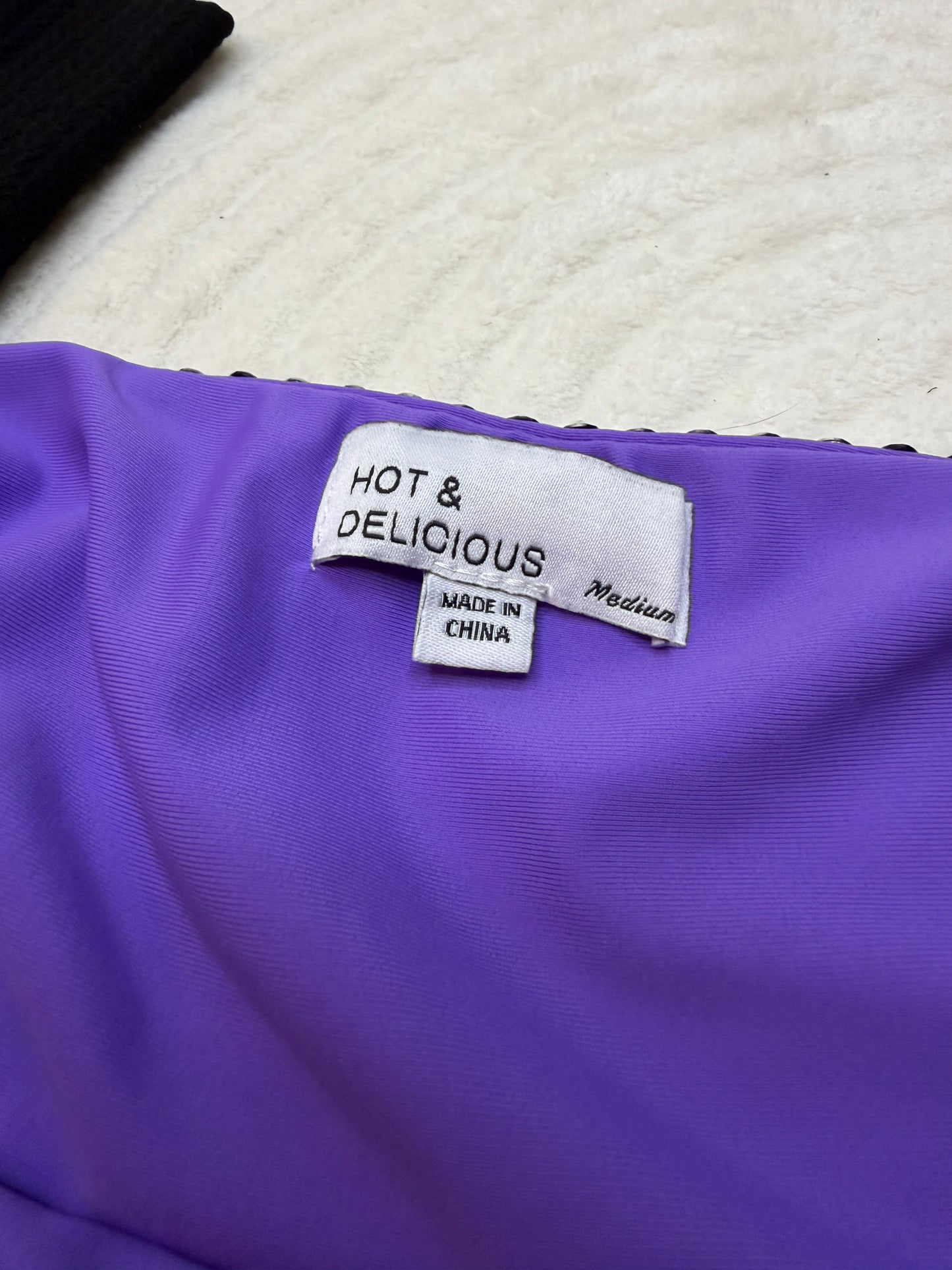 Half-Bag Value Bundle (M) 💖🌈🎶🔮 psychedelic rainbow, black & white trippy swirled rompers, black fishnet dress mesh checkered long sleeve shirt, purple and silver rhinestoned crop top sports bra (factory tagged: M)