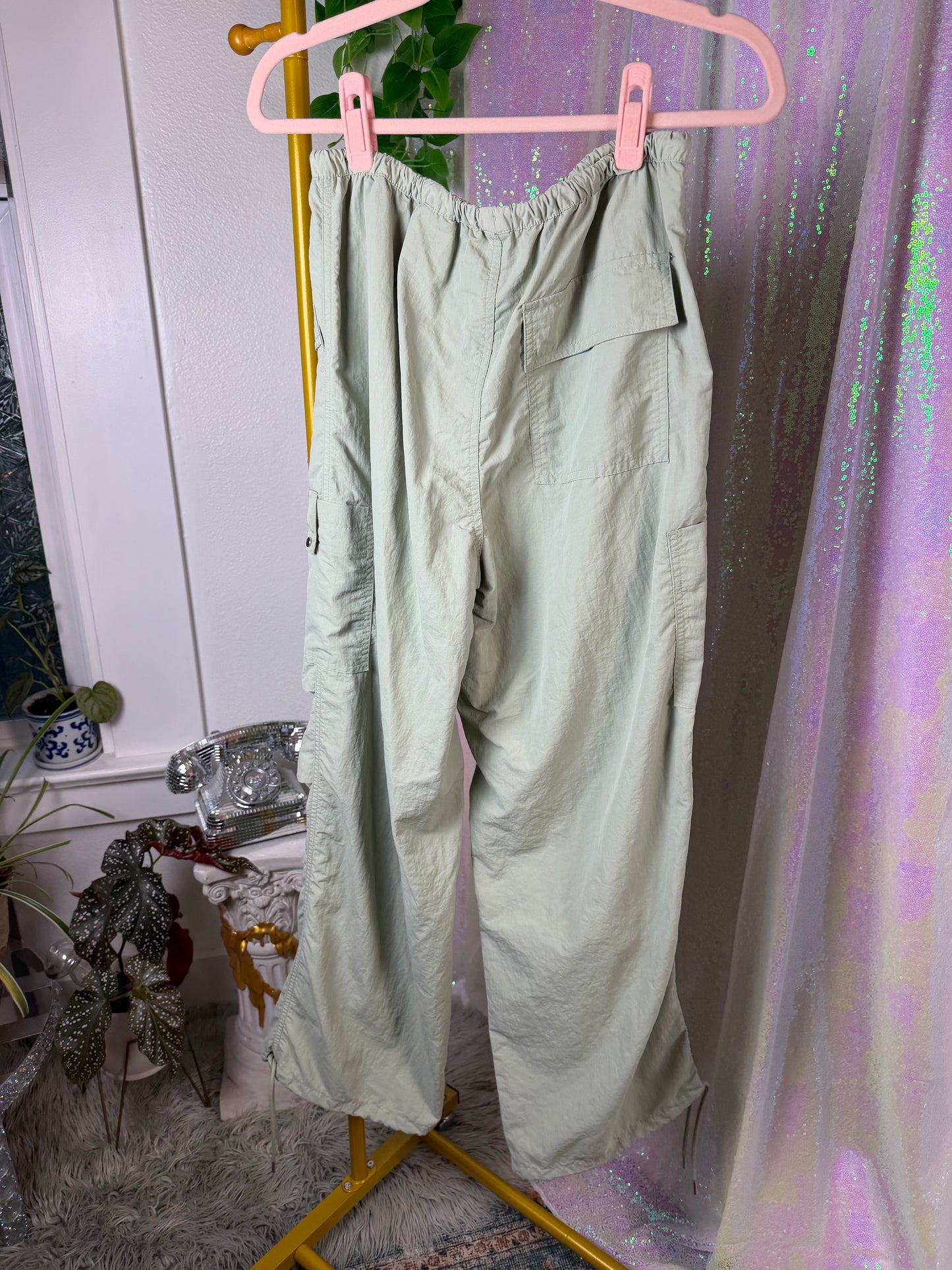 Full-Bag Value Bundle (S) 🪩💚🤎🌸  comfy time chill raver afters girlie mellowing out and rolling up sage, green, brown, orange (factory tagged: XXS, XS, S)