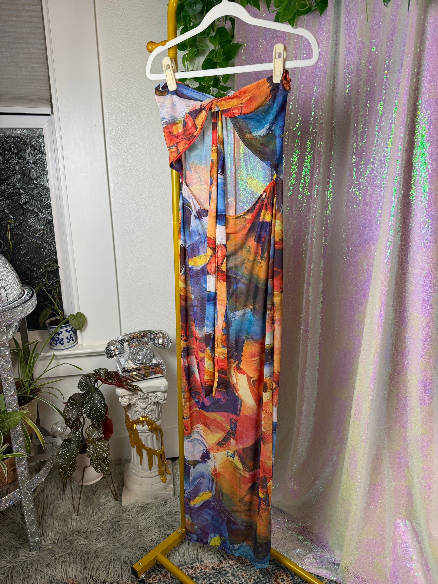 Quarter-Bag Value Bundle (L) 🍑🌸💗🔥 sunset flame red blue pink marble swirl mesh rave club party and silky dreams (factory tagged: M & L)