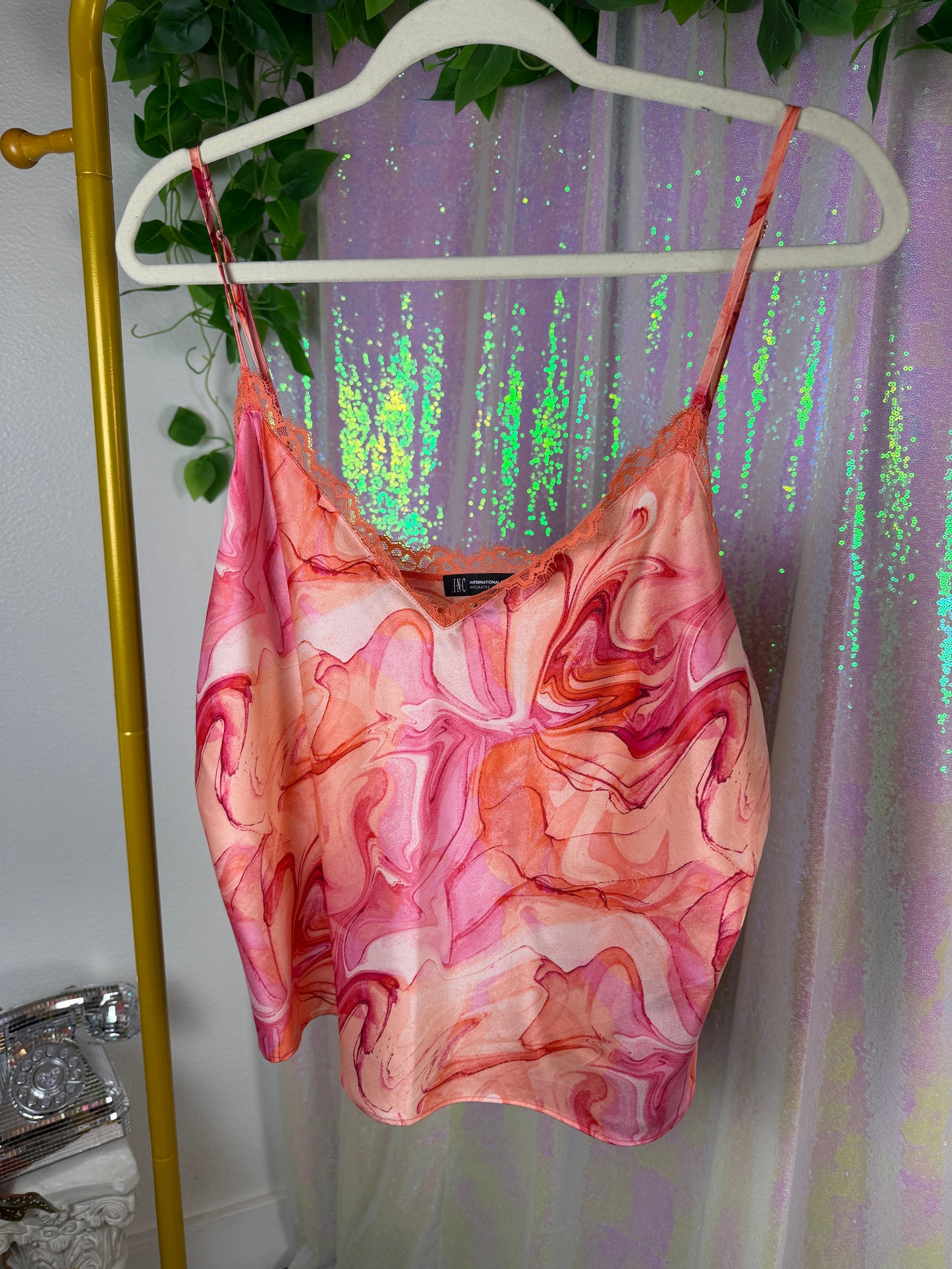 Quarter-Bag Value Bundle (L) 🍑🌸💗🔥 sunset flame red blue pink marble swirl mesh rave club party and silky dreams (factory tagged: M & L)