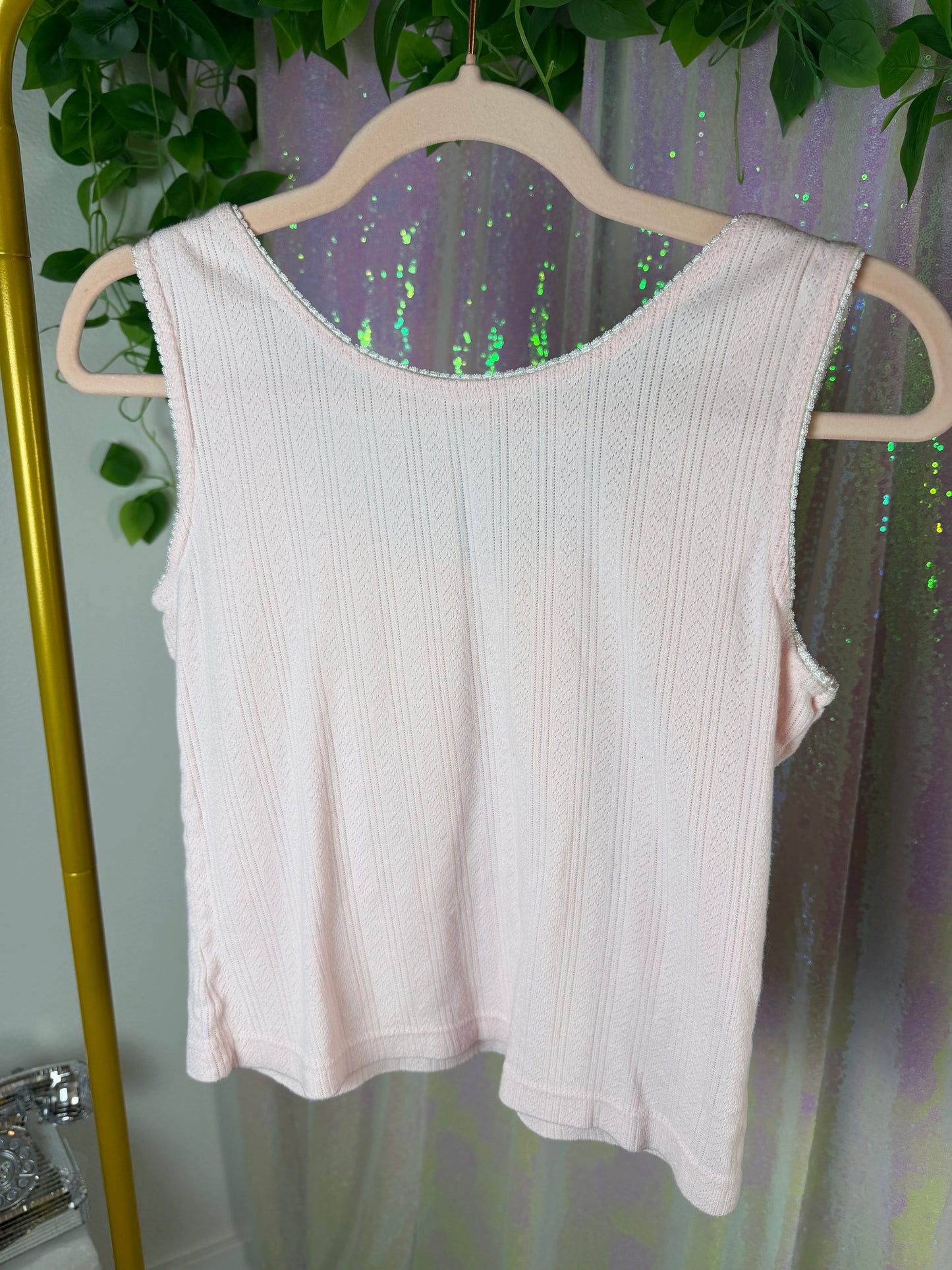 Full-Bag Value Bundle (S) 💜☁️🫧🌸 lavendar haze comfy cozy camper fluffy cloud faux velvet almost terry cloth lilac fleece PJ lounge set, pink ribbed tank top, rainbow striped tank crop top (factory tagged: S & S/M)