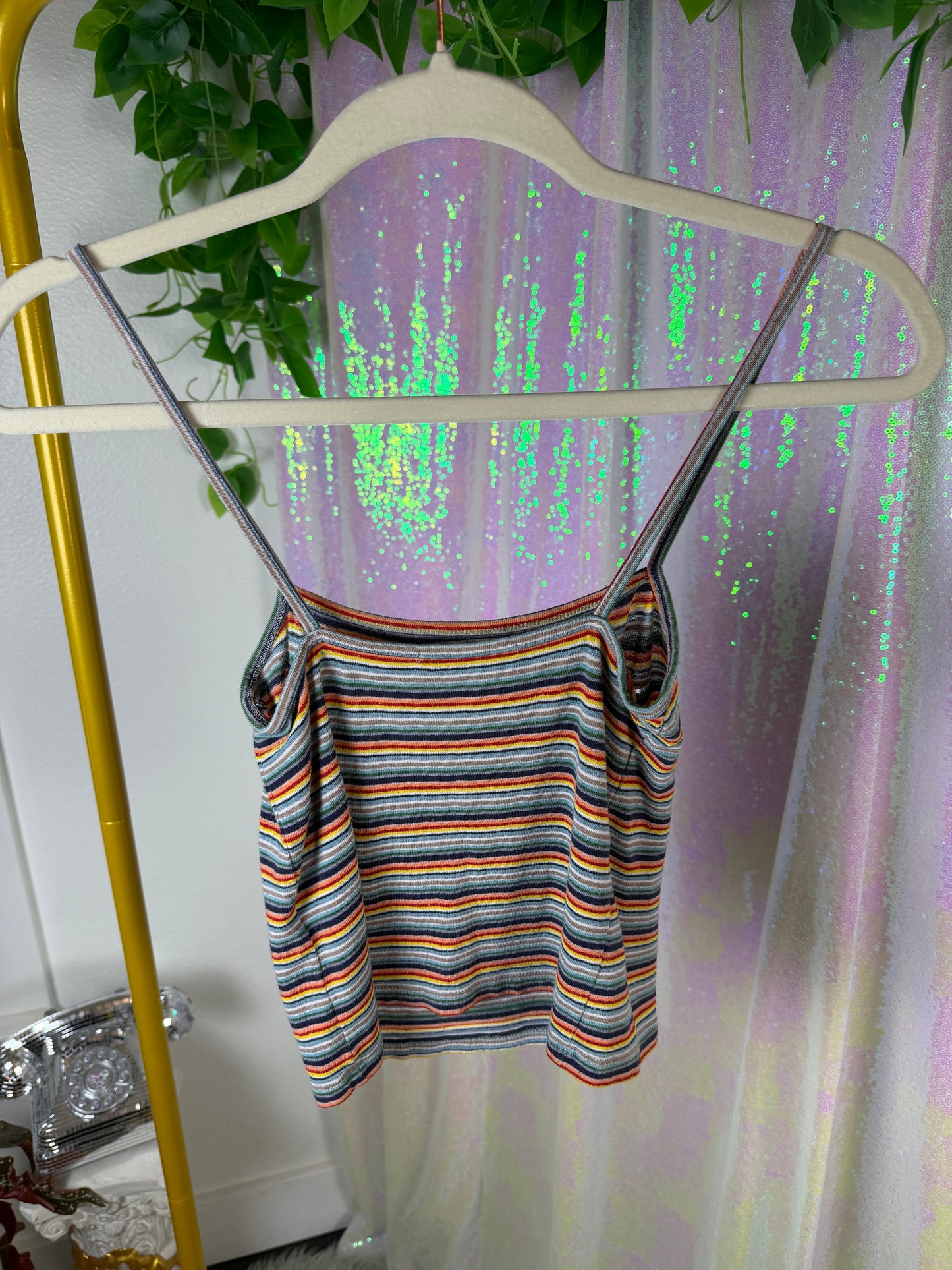 Full-Bag Value Bundle (S) 💜☁️🫧🌸 lavendar haze comfy cozy camper fluffy cloud faux velvet almost terry cloth lilac fleece PJ lounge set, pink ribbed tank top, rainbow striped tank crop top (factory tagged: S & S/M)