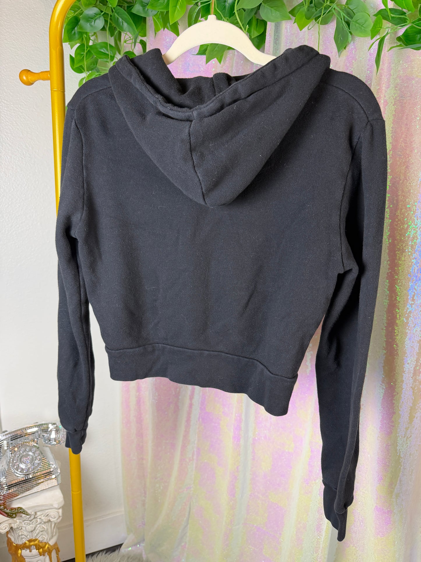 Half-Bag Value Bundle (S) 🌙🖤🍸🌿 soft-edge midnight shego to happy hour black silky slip, green lime body con midi dress, black zip up hoodie (factory tagged: XS & S)