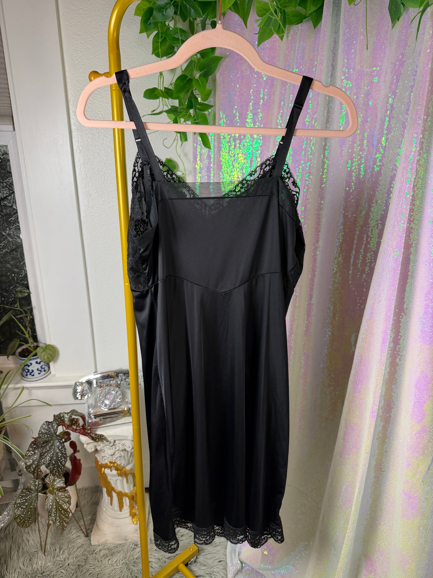 Quarter-Bag Value Bundle (XL+) 🖤🐈‍⬛🌹🕷️ midnight flower pollinator fairy void siren black and pink mesh and silky laced slips intimates delicates INC (factory tagged: XL)