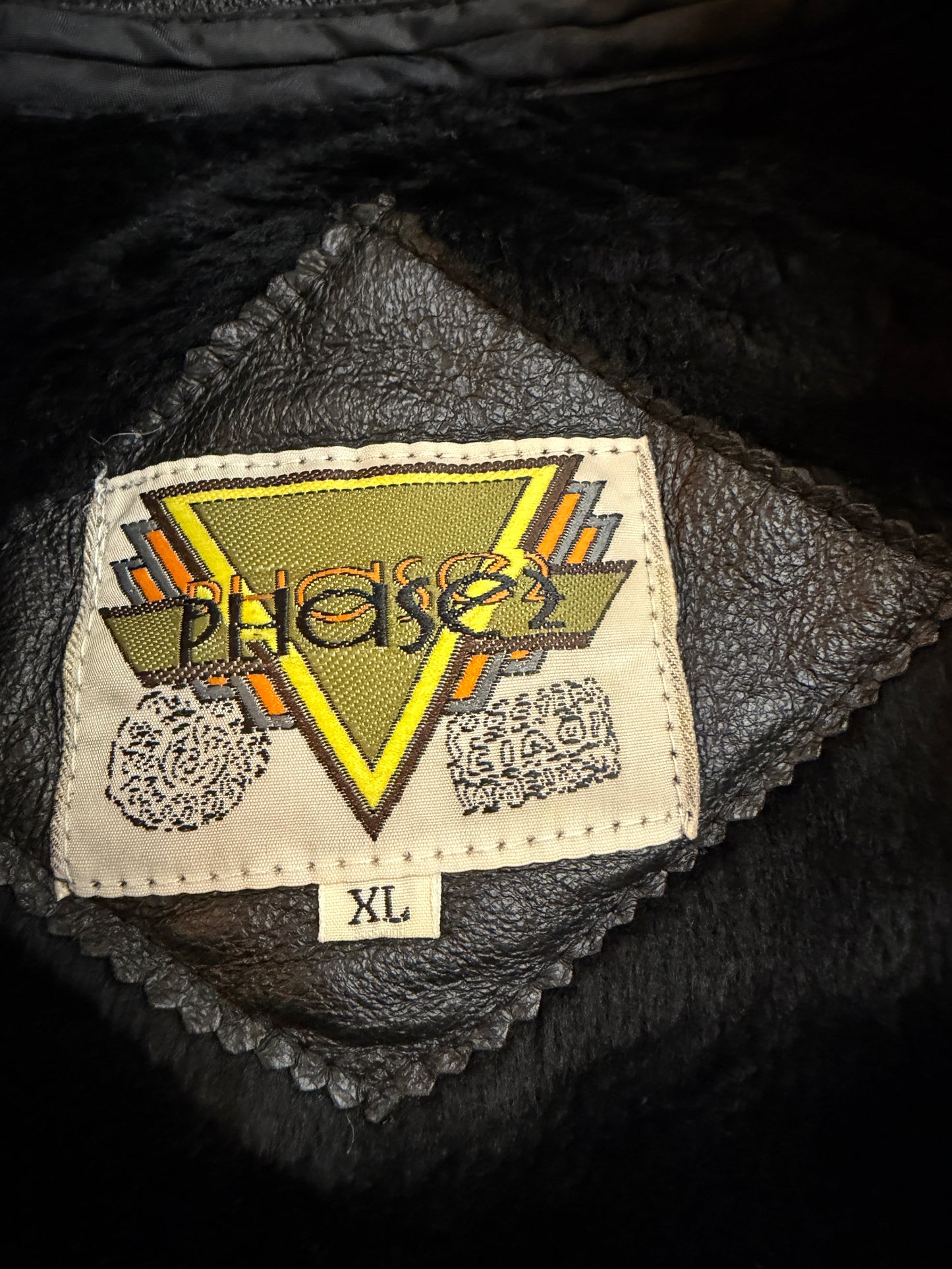 PHASE 2 (XL+) 🖤🎥🕶️📸 80s/90s matrix cyber punk black leather trench, full-length rebel outerwear (factory tagged: XL)