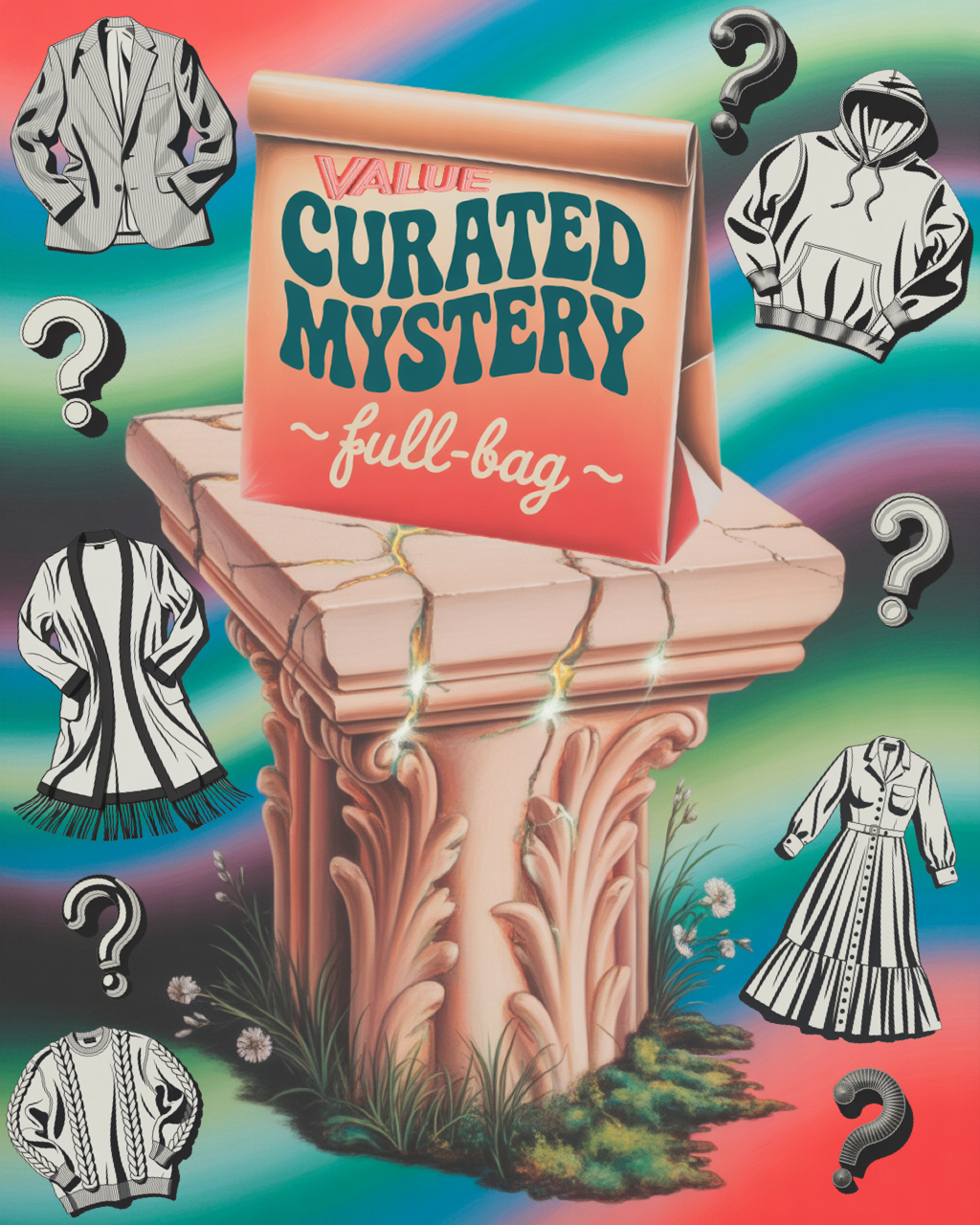 (Full-Bag) 🔮🌀✨ 🧿 Value Mystery Curation: no label laws, anything goes!