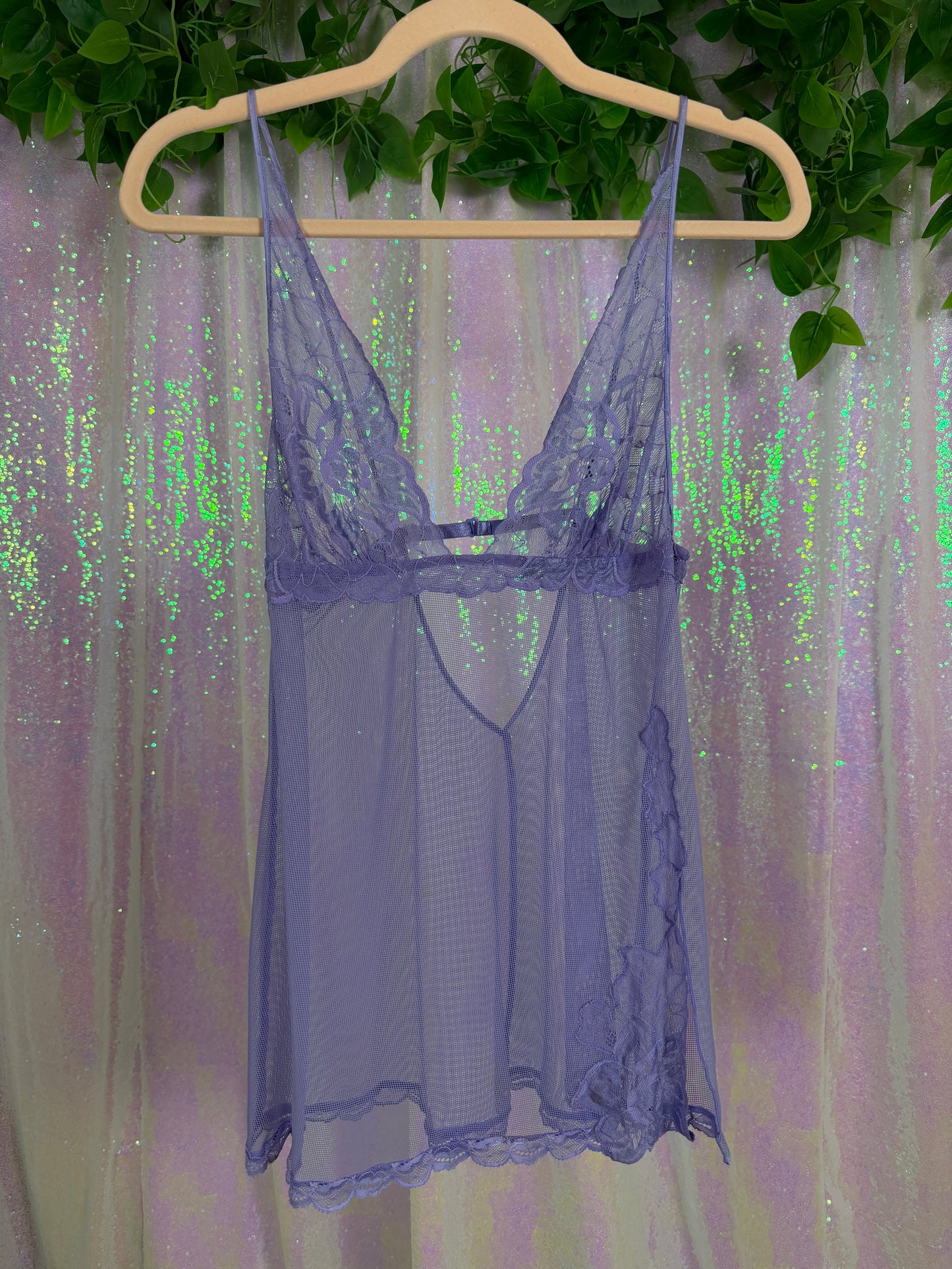 Half-Bag Bundle (M) ✨🌀🖤💜🌈 psychedelic swirls see-thru siren trippy rainbow swirls, black &amp; white zebra, lavender sheer (factory tagged: M)