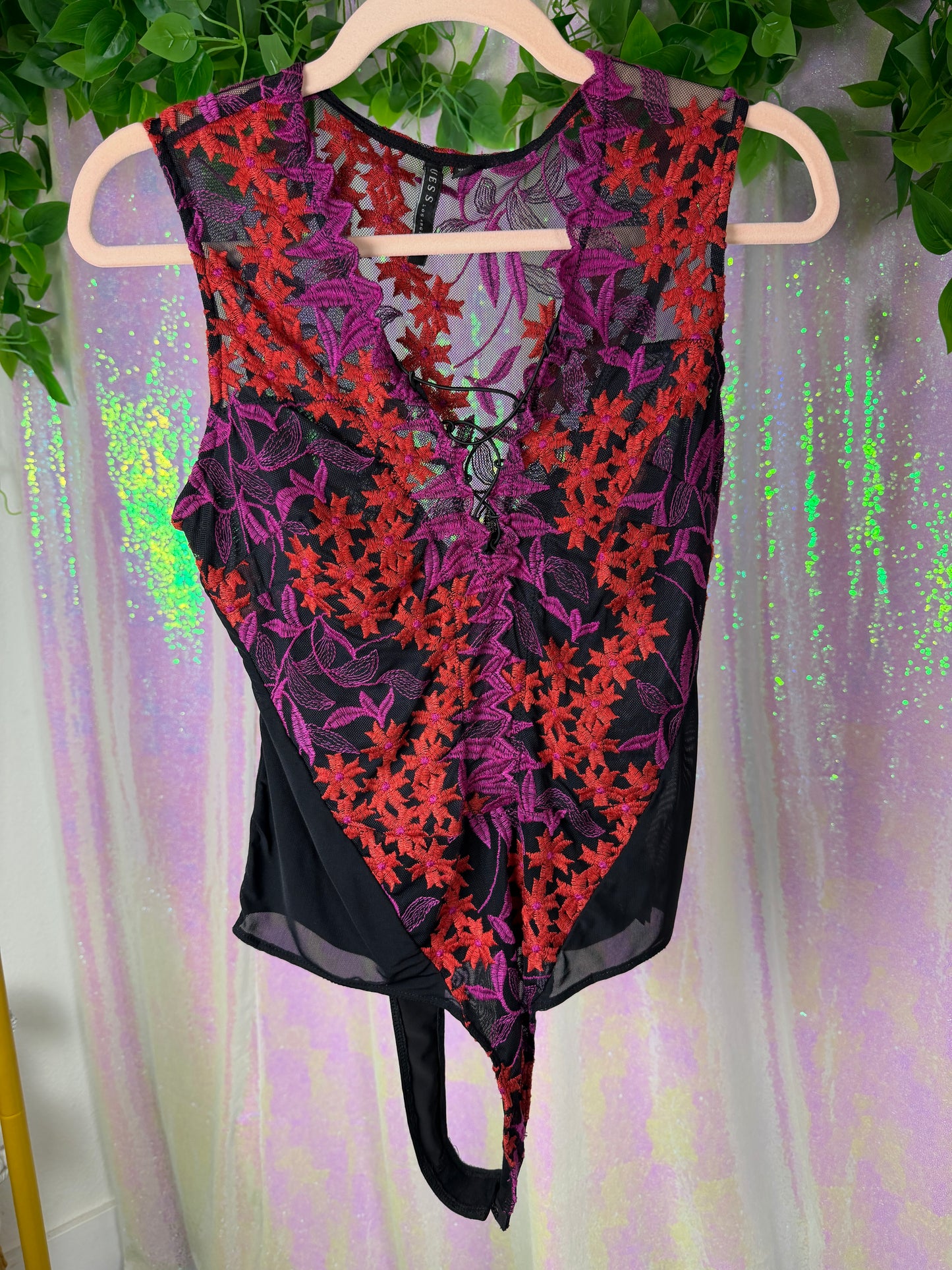 Half-Bag Bundle (S) 🖤🔥💋💜 — rave siren cyber fairy spotted at the victoria’s secret afterparty, 90s club kid layering lingerie (factory tagged: S, S/M, 34C, OS)