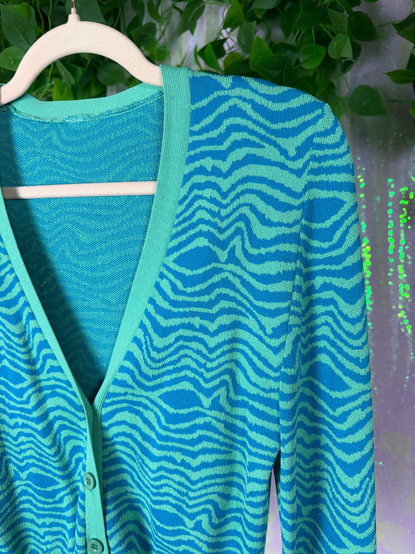 3/4-Bag Bundle (M) — 🌀🧿💋🐆 swirl mesh jungle raver, office to club, sheer layering (factory tagged: S, M)