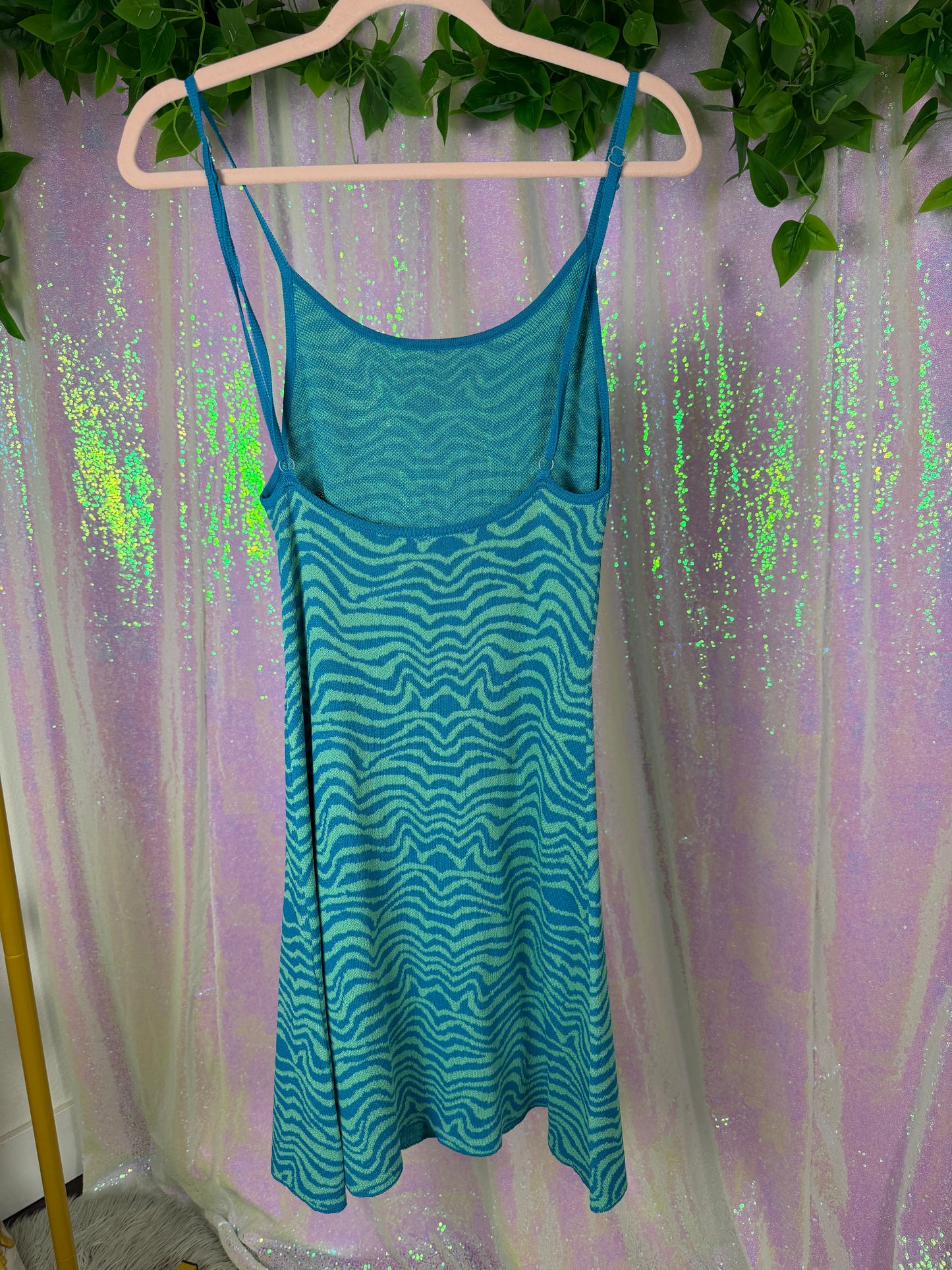 3/4-Bag Bundle (M) — 🌀🧿💋🐆 swirl mesh jungle raver, office to club, sheer layering (factory tagged: S, M)