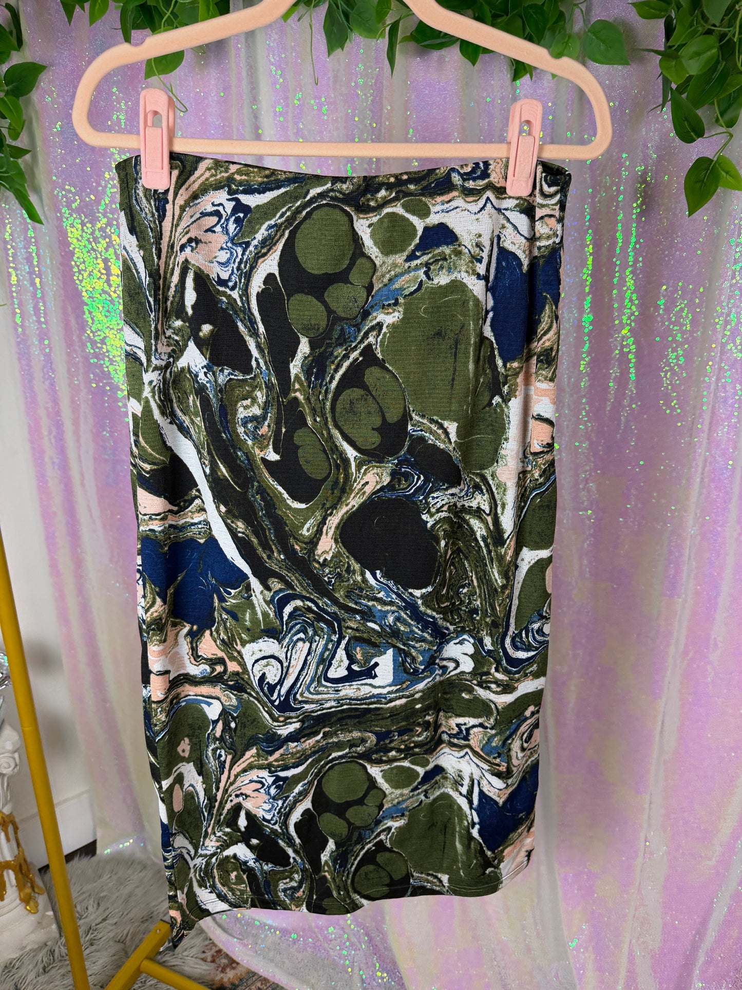 3/4-Bag Bundle (M) — 🌀🧿💋🐆 swirl mesh jungle raver, office to club, sheer layering (factory tagged: S, M)