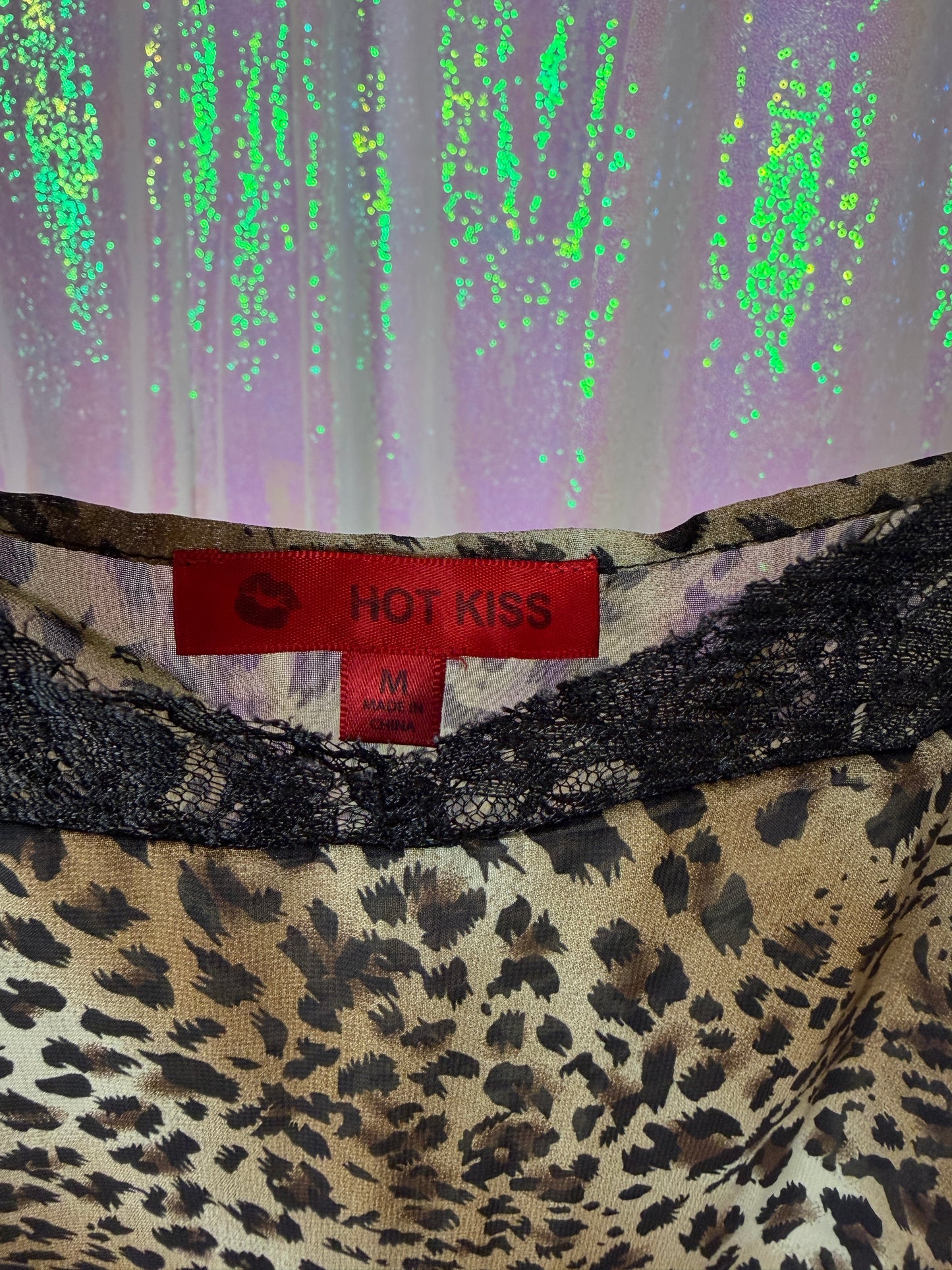 3/4-Bag Bundle (M) — 🌀🧿💋🐆 swirl mesh jungle raver, office to club, sheer layering (factory tagged: S, M)