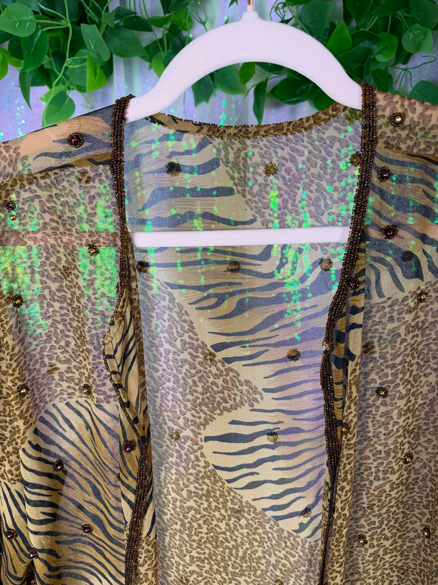 Half-Bag Bundle (S) — 🐆🍸💋🐾 wildly sexy raver, sheer cheetah-print jungle glam, flirty pool party real housewife (factory tagged: S, 4)