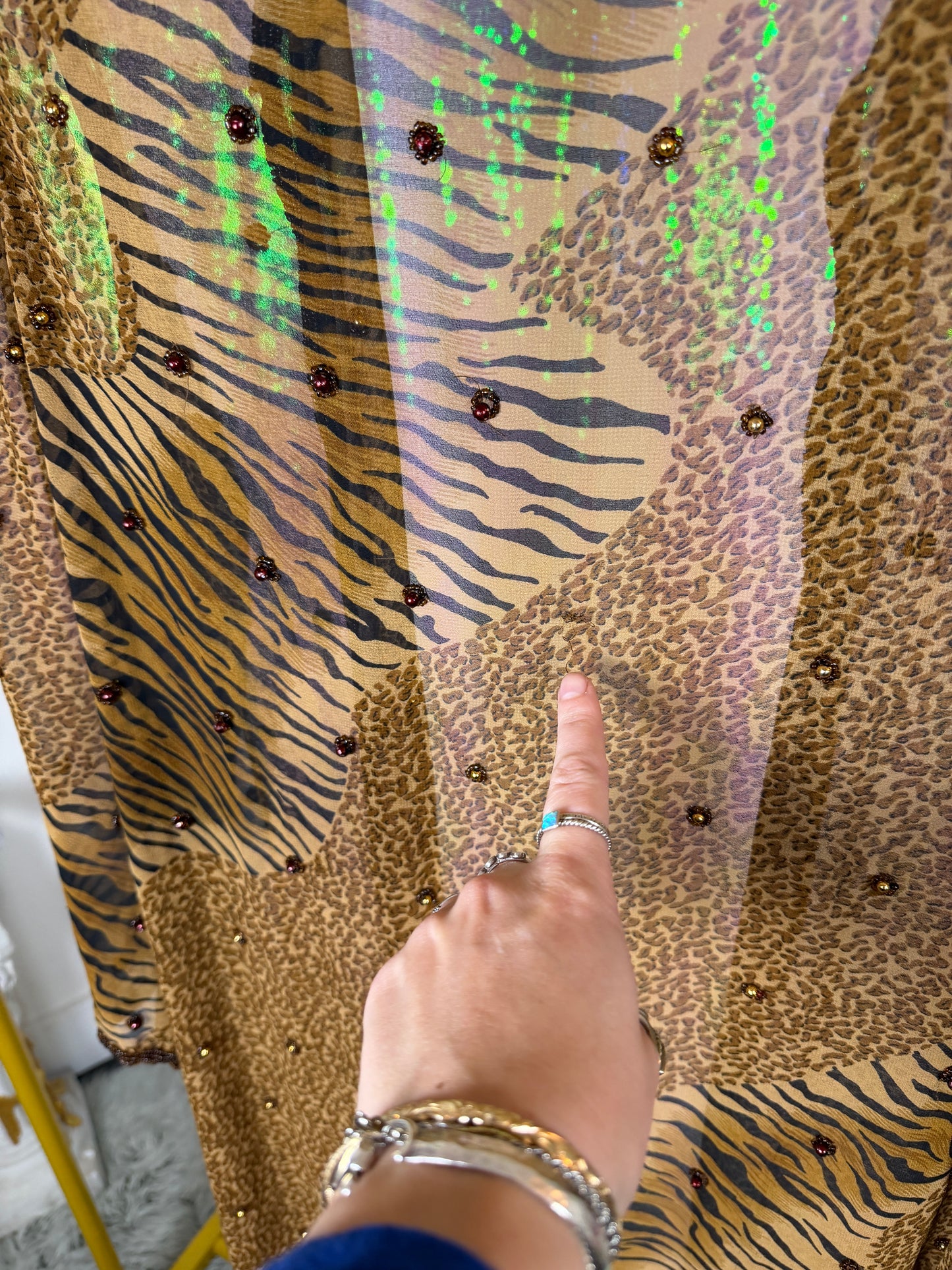 Half-Bag Bundle (S) — 🐆🍸💋🐾 wildly sexy raver, sheer cheetah-print jungle glam, flirty pool party real housewife (factory tagged: S, 4)