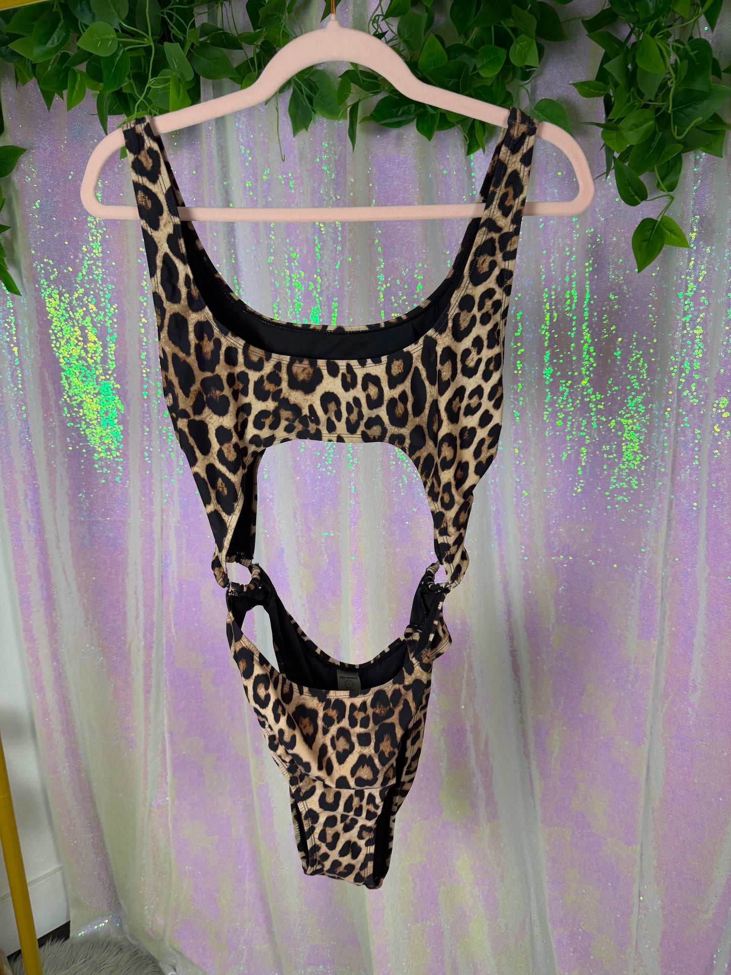 Half-Bag Bundle (S) — 🐆🍸💋🐾 wildly sexy raver, sheer cheetah-print jungle glam, flirty pool party real housewife (factory tagged: S, 4)