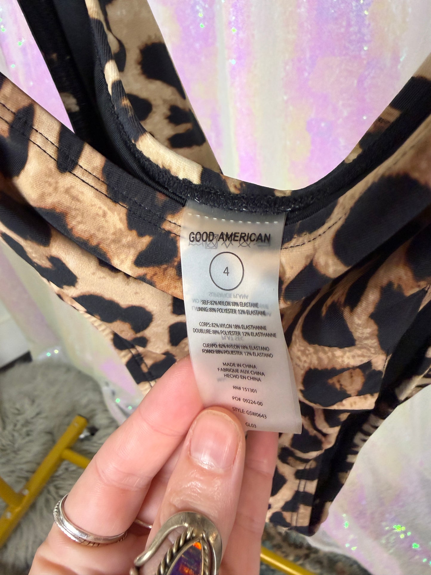 Half-Bag Bundle (S) — 🐆🍸💋🐾 wildly sexy raver, sheer cheetah-print jungle glam, flirty pool party real housewife (factory tagged: S, 4)