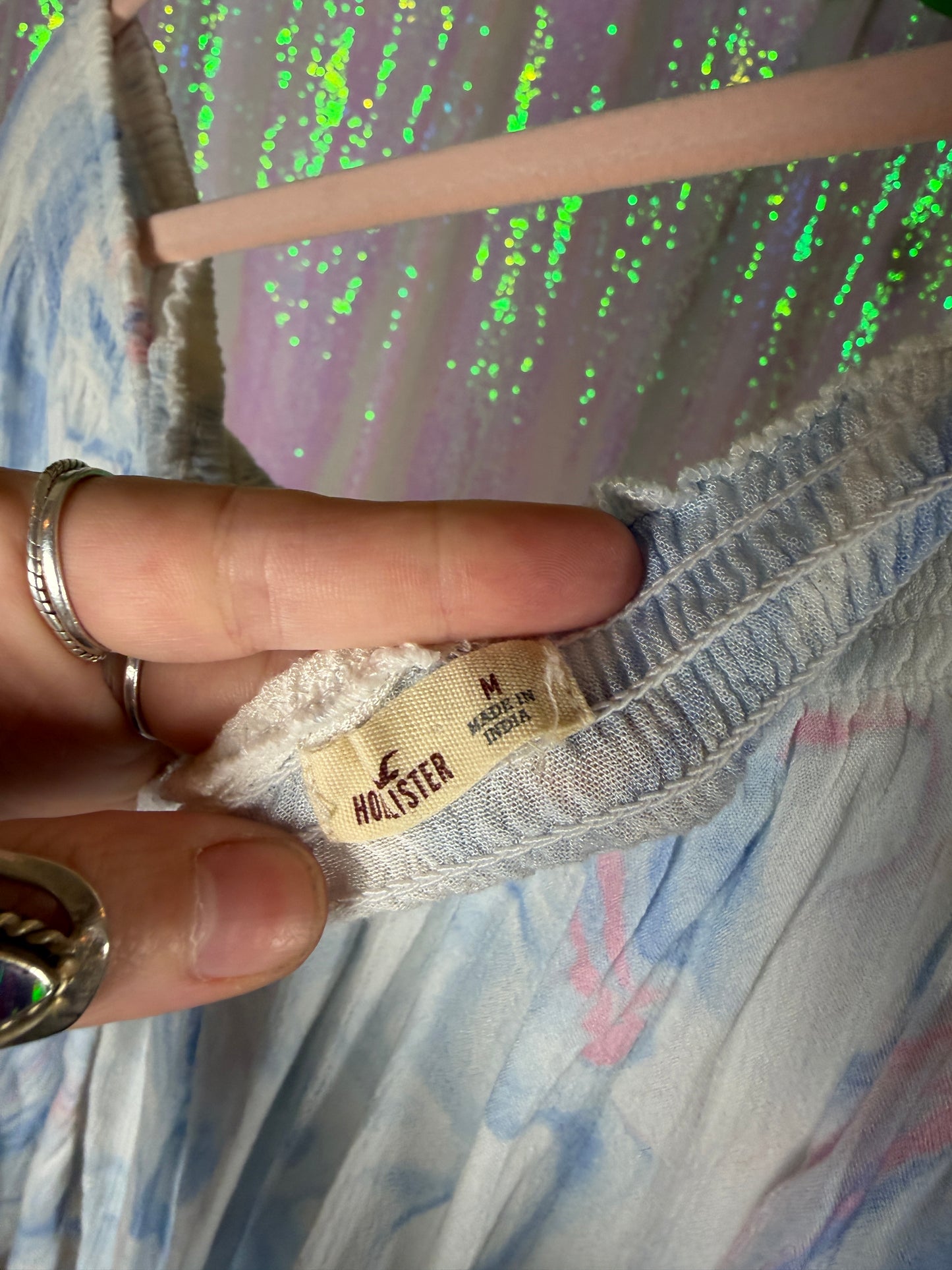 Half-Bag Bundle (M) — 🌀🫧🕊️🎧 soft renaissance raver, liquid marble mesh, sappy sapphic lesbo graphic (factory tagged: M, M, M, no tag)