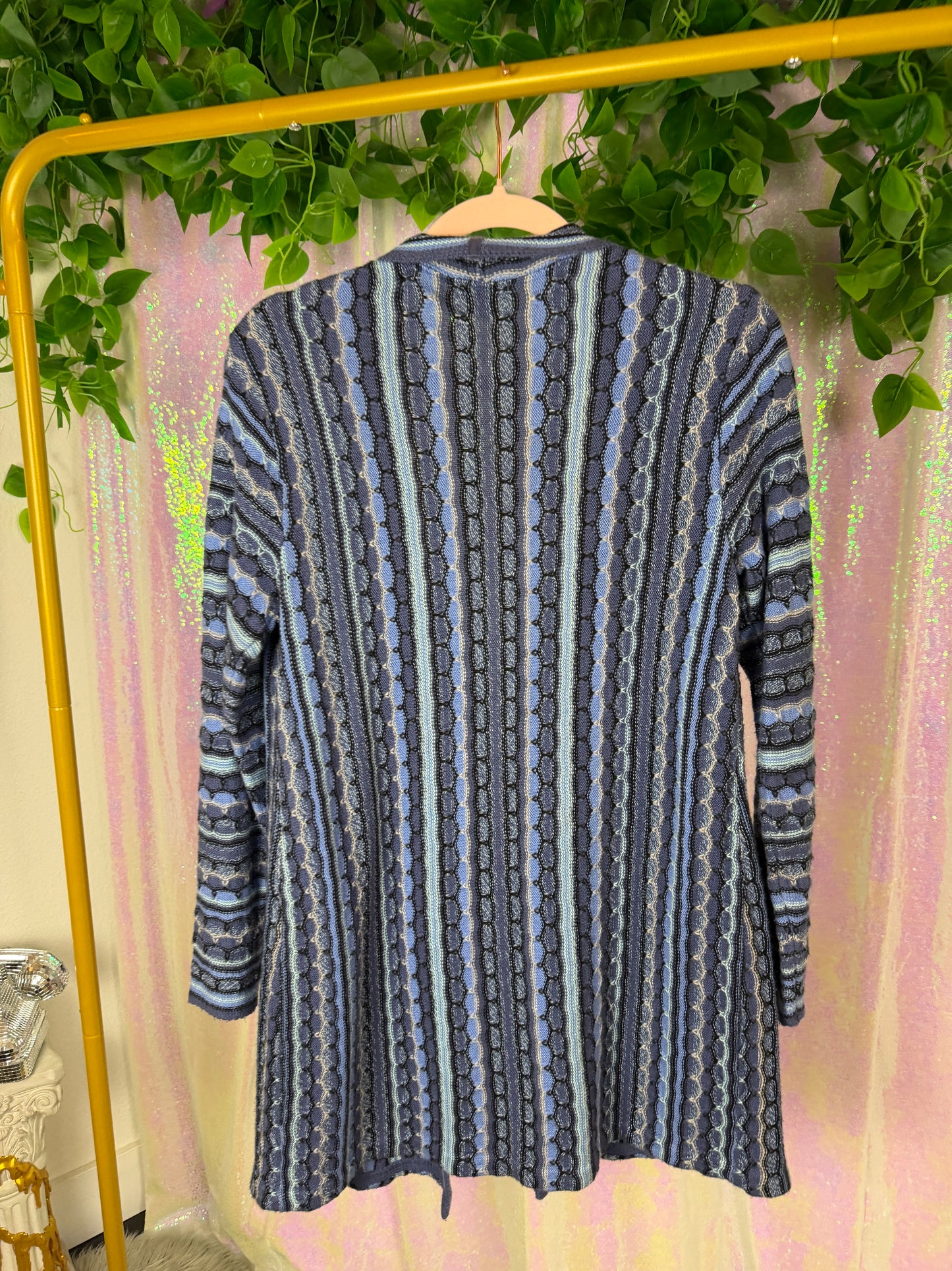 Half-Bag Bundle (M) — 💙🌀🧊🧵 soft 90s coastal grandma knits, groovy indie surfer beach layers, comfy sweater textured blues (factory tagged: S, L)