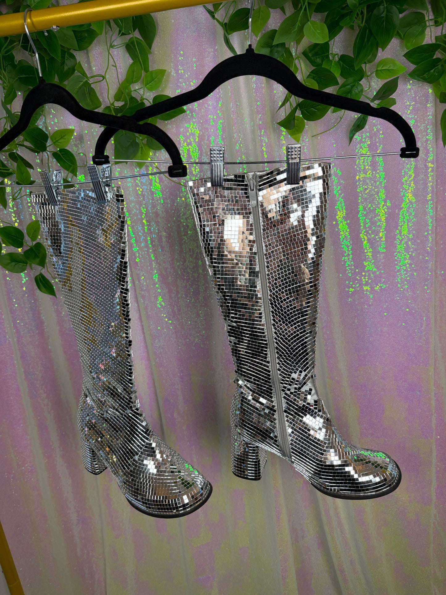 Human Disco Ball Set (S–M, size 9 boots) 🪩🫧🛸💿