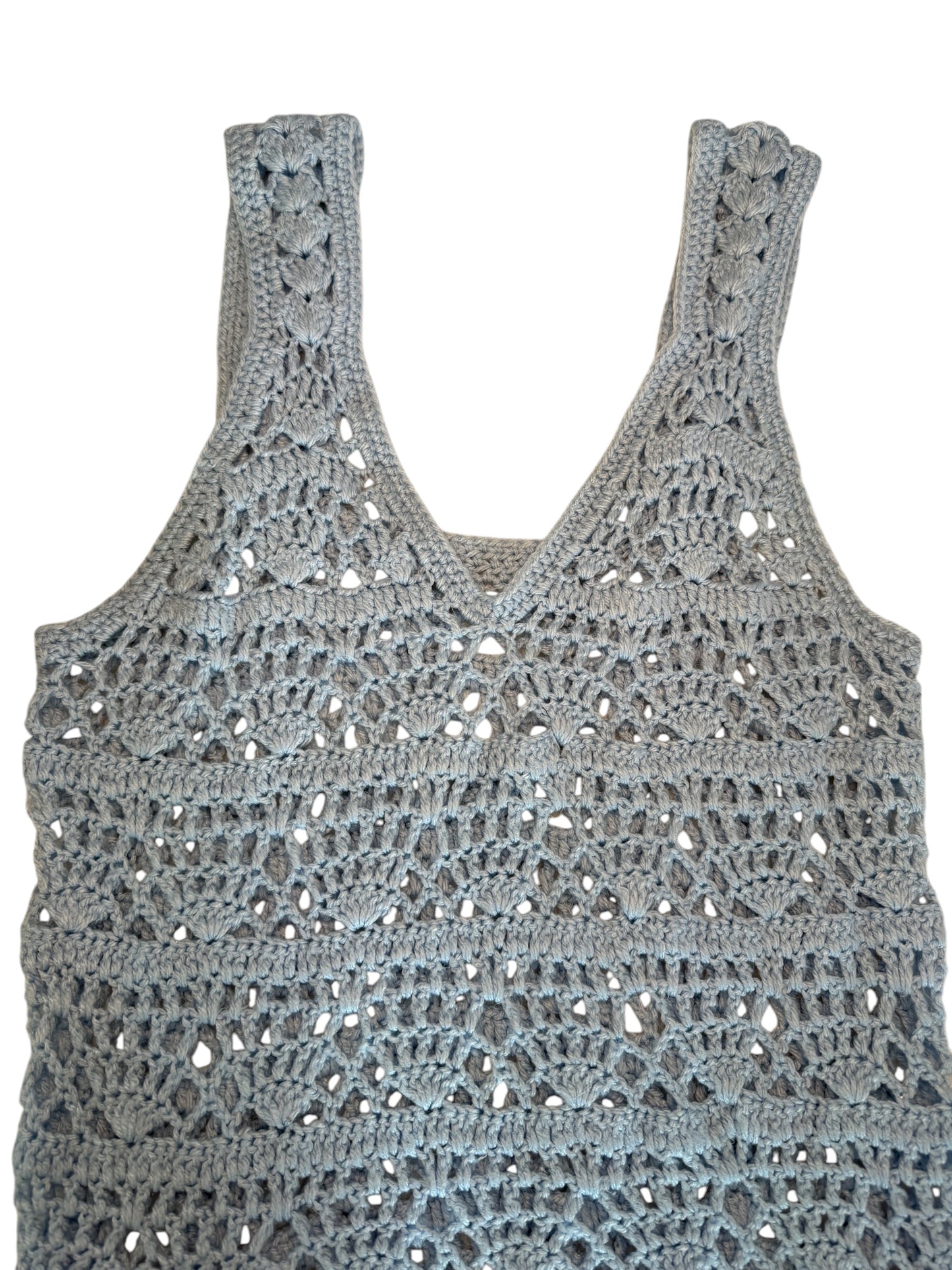 Full-Bag Value Bundle (L) 🌙💐🌸💜☁️ lavender Witchy Dreamer silky slips and crochet tank top and midsummer frock dress, purple, cream, blue